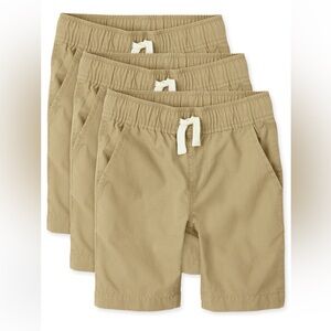 Children’s Place pullover jogger shorts - 3 pack, Tan